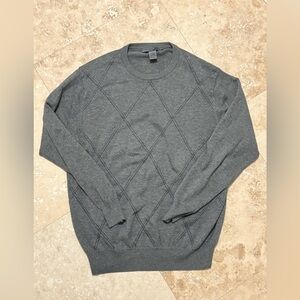 Geoffrey Beene Gray Crewneck Sweater